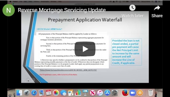 Servicing Corner: Prepayment Application Waterfall